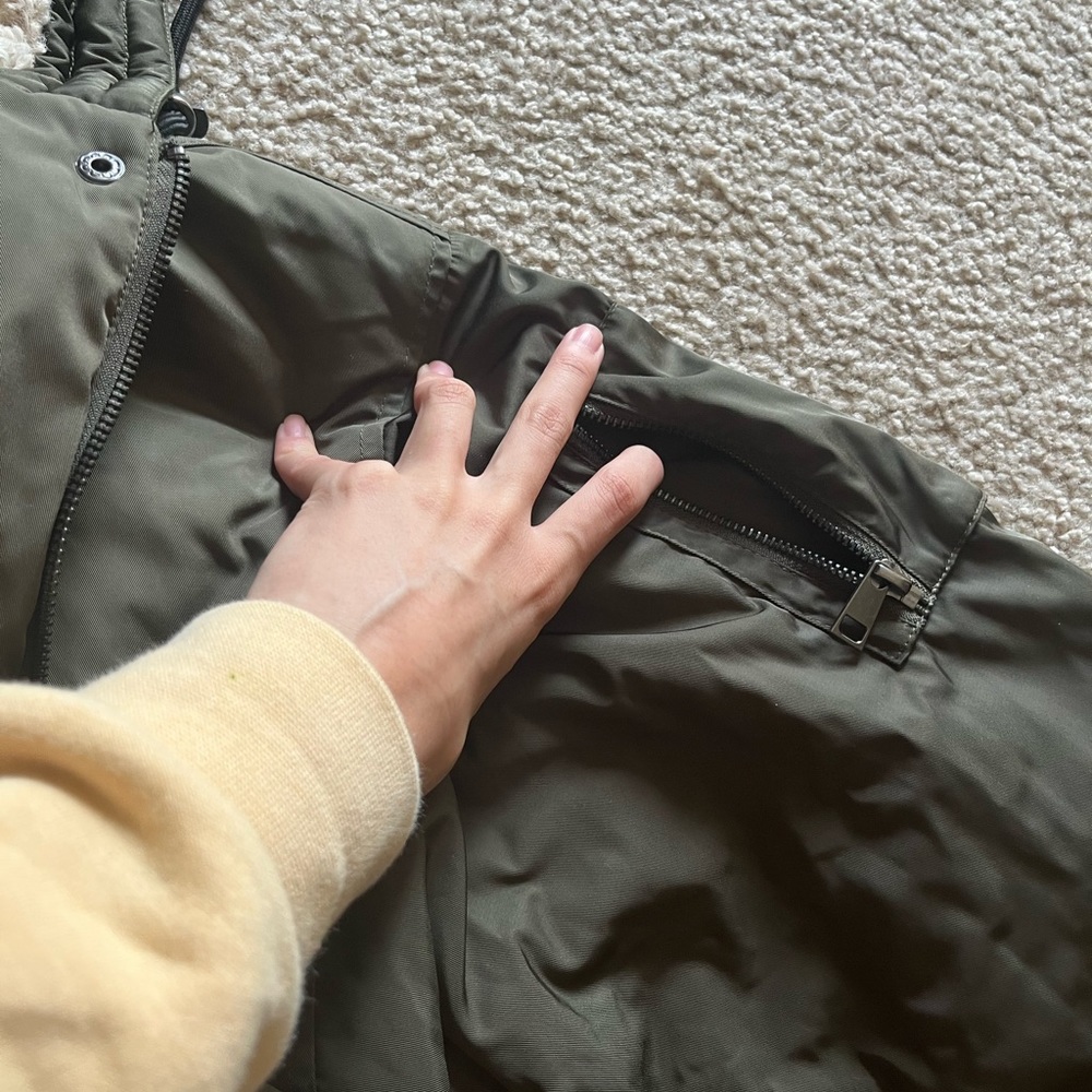 Zara Oversized Lined Shearling Jacket - image 5